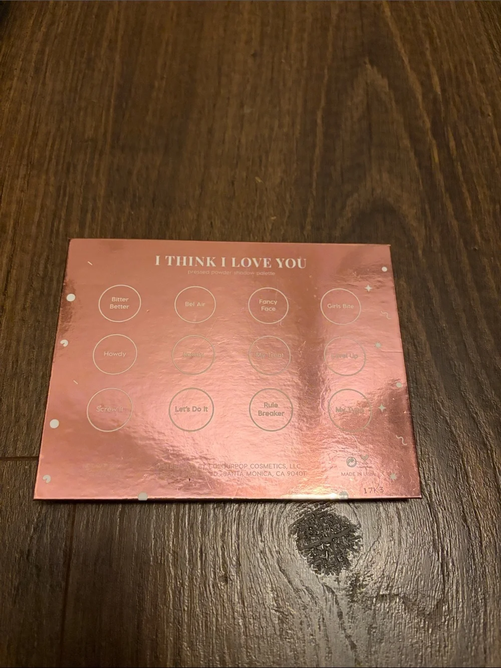 ColourPop I Think I Love You Eyeshadow Palette